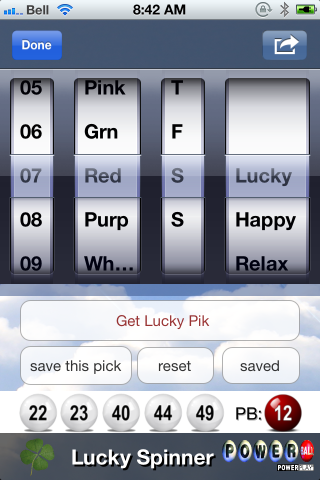 Screenshot Lucky Piks U.S. Ohio Screenshot Lucky Piks U.S. Ohio